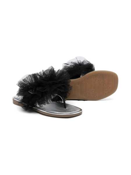 Sandale Monnalisa Thong sandals Black   Fete (BM 14024996) 2