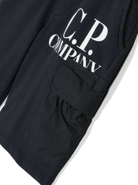 Pantaloni scurti C.P. Company Black sweatshirt pants Blue Baieti (BM 14025344) 3