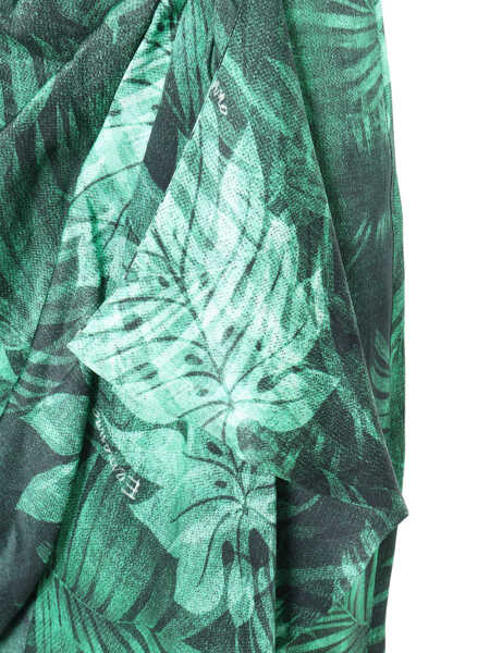 Fuste lungi Ermanno Scervino Foresta green sarong skirt Green Femei (BM 14025401) 2