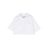Camasi White cropped shirt Fete