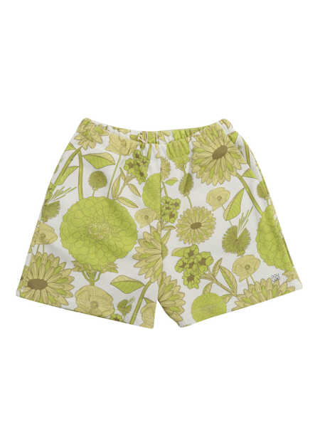 Pantaloni scurti Dou-Uod Shorts with yellow flowers White Fete (BM 14025506) 4