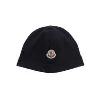 Palarii Moncler Blue hat with logo