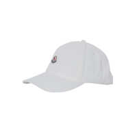 Palarii Moncler White hat with logo
