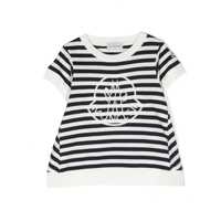 Tricouri Moncler Striped t-shirt with logo