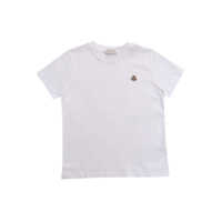 Tricouri Moncler White t-shirt with logo