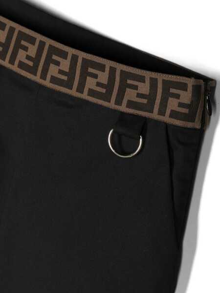 Pantaloni casual Fendi Black gabardine trousers Black   Fete (BM 14026655) 3