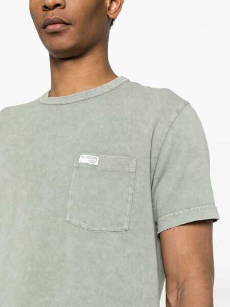 Tricouri Fay Green military t-shirt Green Barbati (BM 14026907) 5