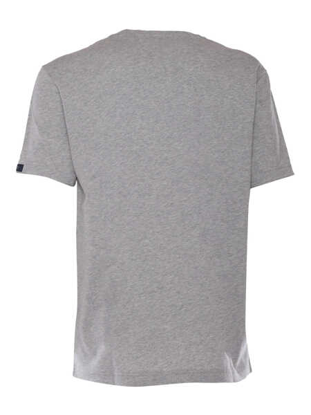 Tricouri Fay Grey t-shirt Brown Barbati (BM 14027009) 2
