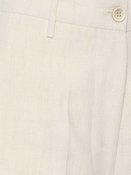 Pantaloni Fabiana Filippi White trousers White Femei (BM 14027174) 2
