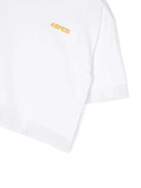 Tricouri Aspesi White t-shirt with logo White Fete (BM 14028011) 3