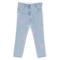 Pantaloni casual Stella McCartney Light blue jeans with stars