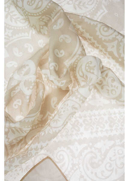 Esarfe 1989 STUDIO Paisley Patterned Two-Tone Foulard Beige Barbati (BM 14028650) 2