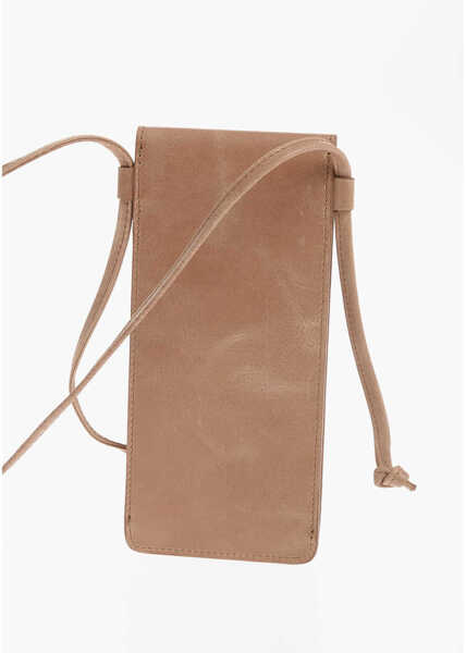 Genti tip postas 1989 STUDIO Leather Phone Case With Strap Brown Barbati (BM 14030534) 2