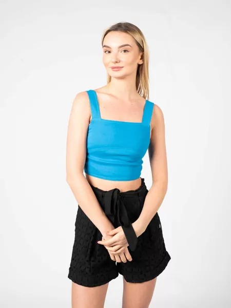 Tricouri Pinko Rottofreno 100452 Niebieski Femei (BM 14030594) 3