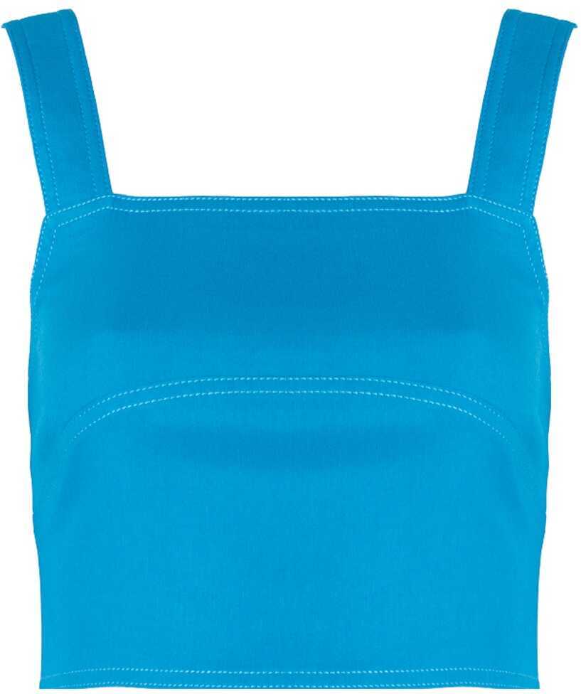 Tricouri Pinko Rottofreno 100452 Niebieski Femei (BM 14030594) 5