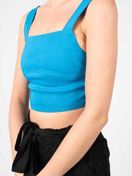 Tricouri Pinko Rottofreno 100452 Niebieski Femei (BM 14030594) 6