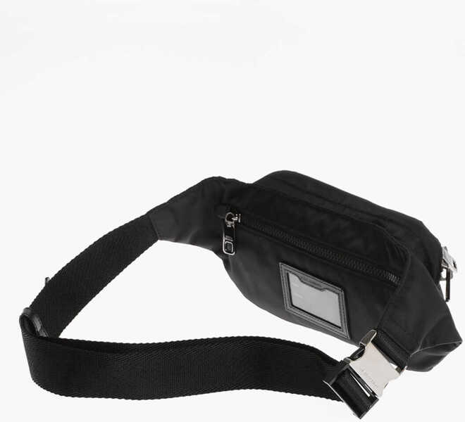 Borsete Dolce & Gabbana Solid Color Bum Bag With Embossed Logo Black Barbati (BM 14030975) 2