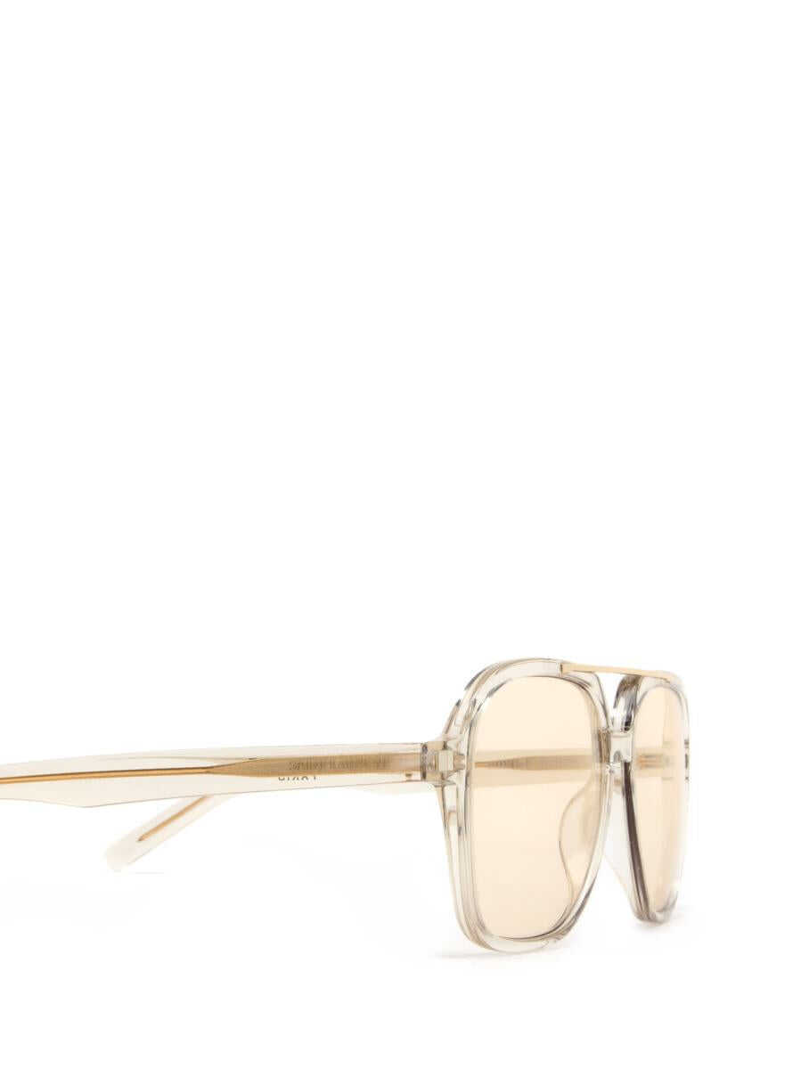 Ochelari de soare Saint Laurent Saint Laurent Eyewear Sunglasses Beige Femei (BM 14031173) 3