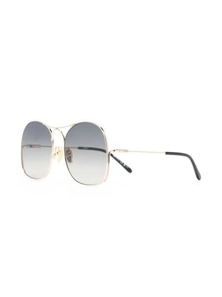 Ochelari de soare Chloe CHLO Sunglasses GOLD GOLD GREY Femei (BM 14036276) 2