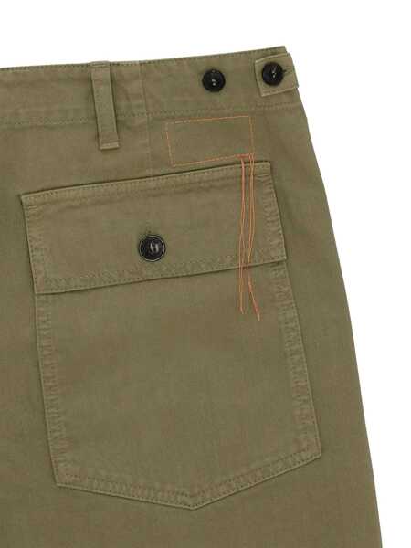 Pantaloni casual FORTELA FORTELA PANTS NEWFATIGUE.0002T SAGE Off White Barbati (BM 14042720) 5