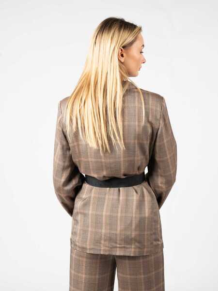 Sacouri office Pinko Giornale 101014 Brzowy Femei (BM 14046410) 4