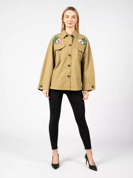 Tricouri Pinko Capo 101179 Wojskowa Ziele Femei (BM 14046422) 2