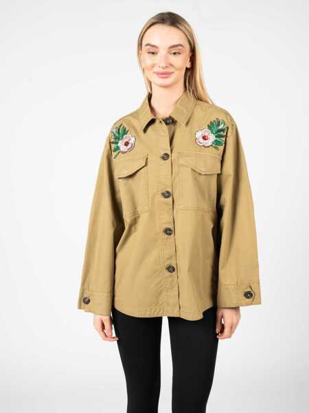 Tricouri Pinko Capo 101179 Wojskowa Ziele Femei (BM 14046422) 3