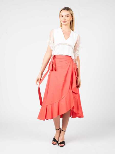 Fuste casual Pinko Vibruno 101947 Pomaraczowy Femei (BM 14046437) 2