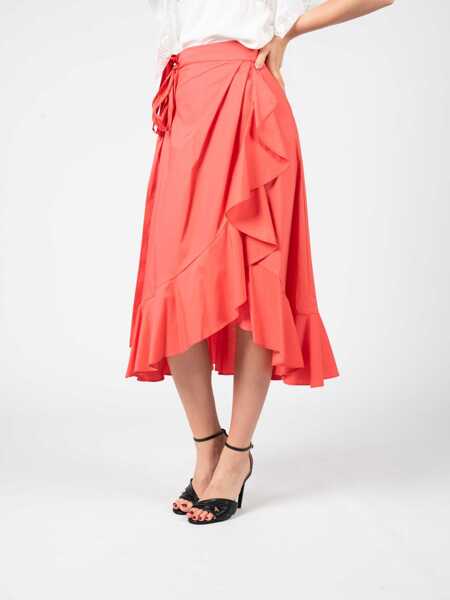 Fuste casual Pinko Vibruno 101947 Pomaraczowy Femei (BM 14046437) 3