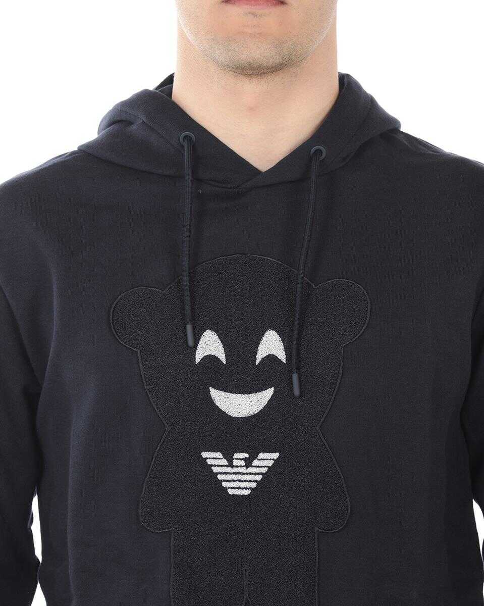 Bluze de trening Emporio Armani Emporio Armani Sweatshirt Hoodie BLUE Barbati (BM 14050340) 3