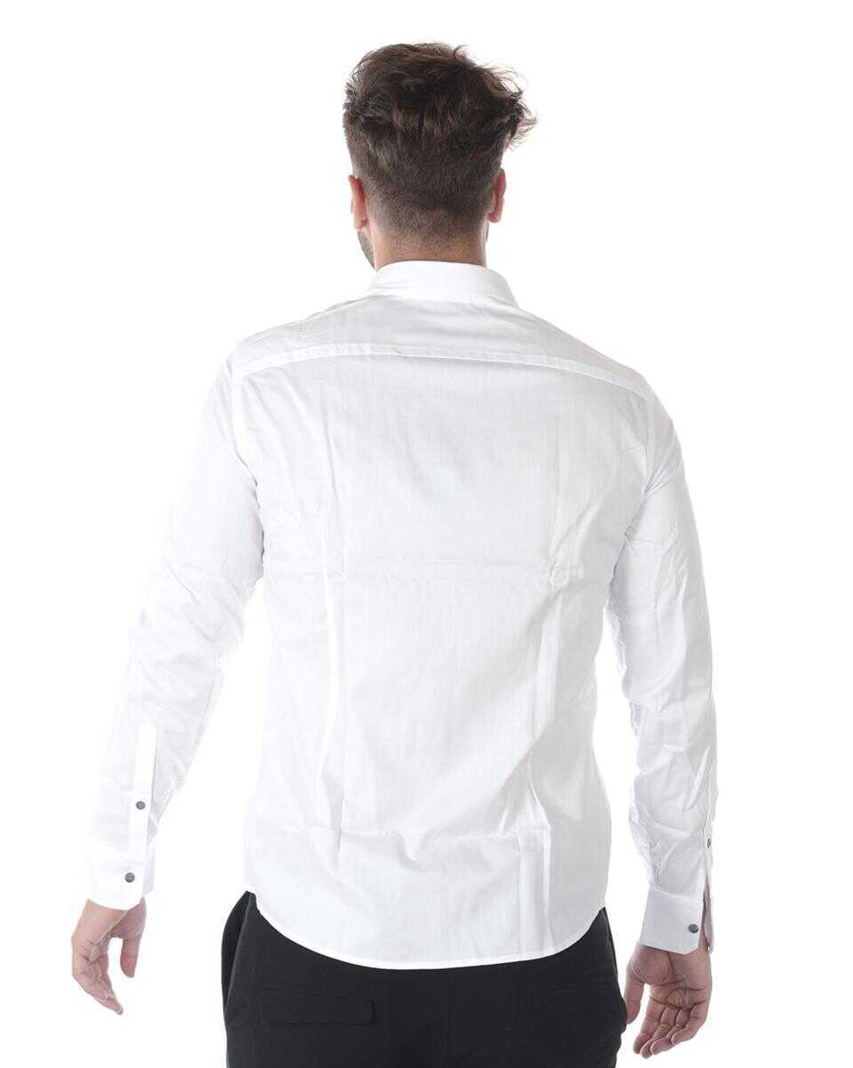 Camasi Emporio Armani Emporio Armani Shirt WHITE Barbati (BM 14050499) 2
