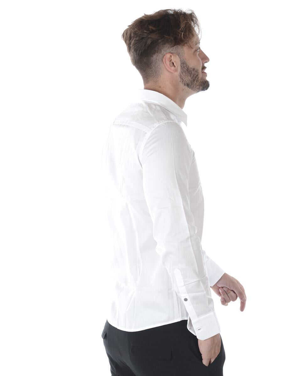 Camasi Emporio Armani Emporio Armani Shirt WHITE Barbati (BM 14050499) 4