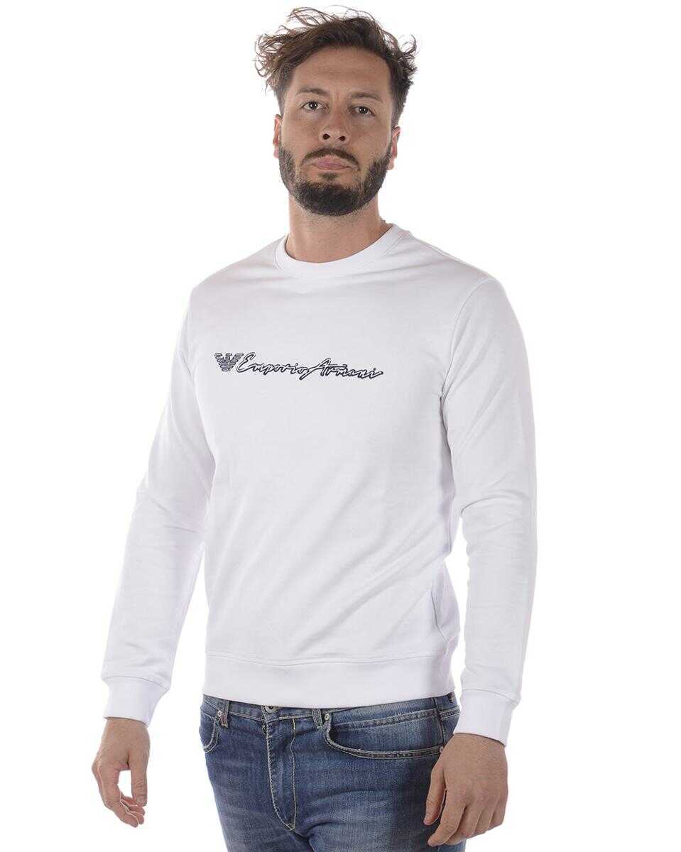 Bluze de trening Emporio Armani Emporio Armani Sweatshirt Hoodie WHITE Barbati (BM 14050520) 3