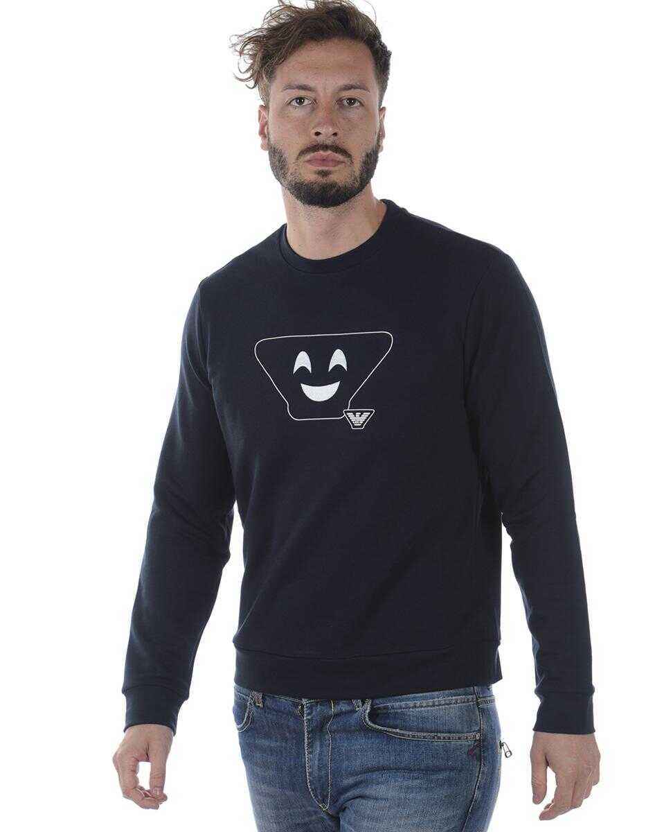 Bluze de trening Emporio Armani Emporio Armani Sweatshirt Hoodie BLUE Barbati (BM 14050529) 3