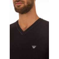 Pulovere pentru Barbati pagina 4 - Pulovere Armani Jeans Armani Jeans Sweater Black Barbati (BM 14051807) - B-mall.ro