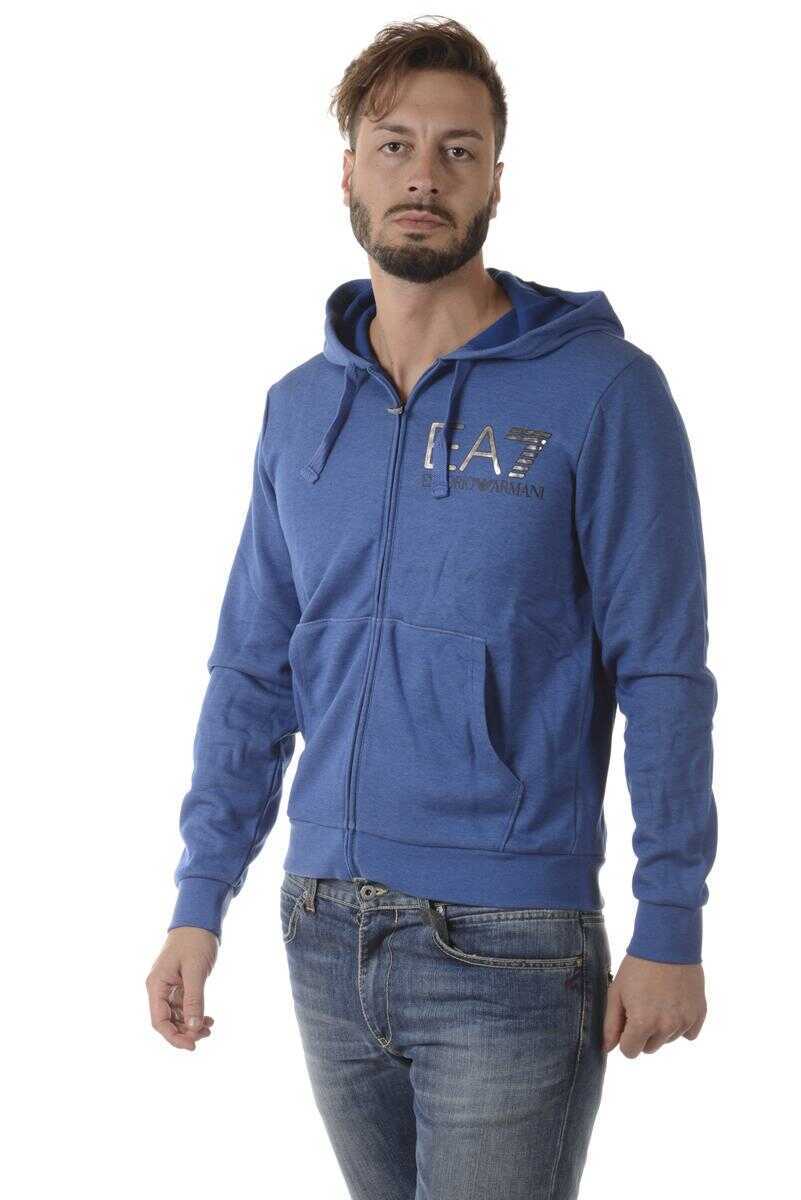 Bluze de trening EA7 Ea7 Emporio Armani Sweatshirt Hoodie BLUE Barbati (BM 14051924) 3