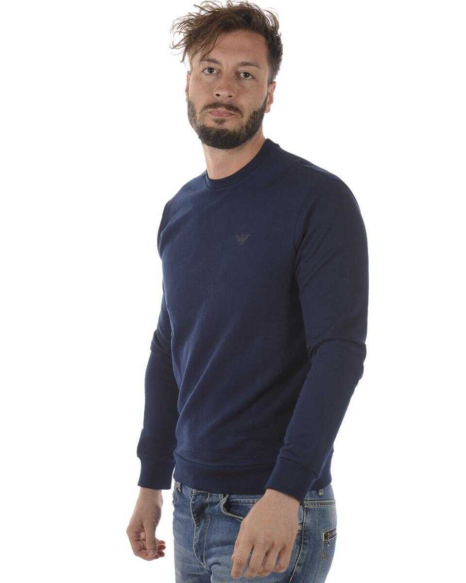 Bluze de trening Emporio Armani Emporio Armani Sweatshirt Hoodie BLUE Barbati (BM 14053436) 2
