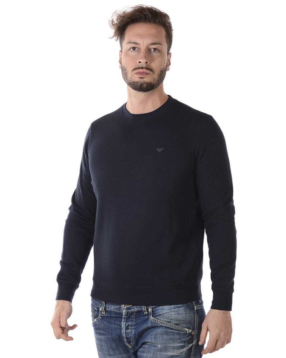 Bluze de trening Emporio Armani Emporio Armani Sweatshirt Hoodie BLUE Barbati (BM 14053442) 3