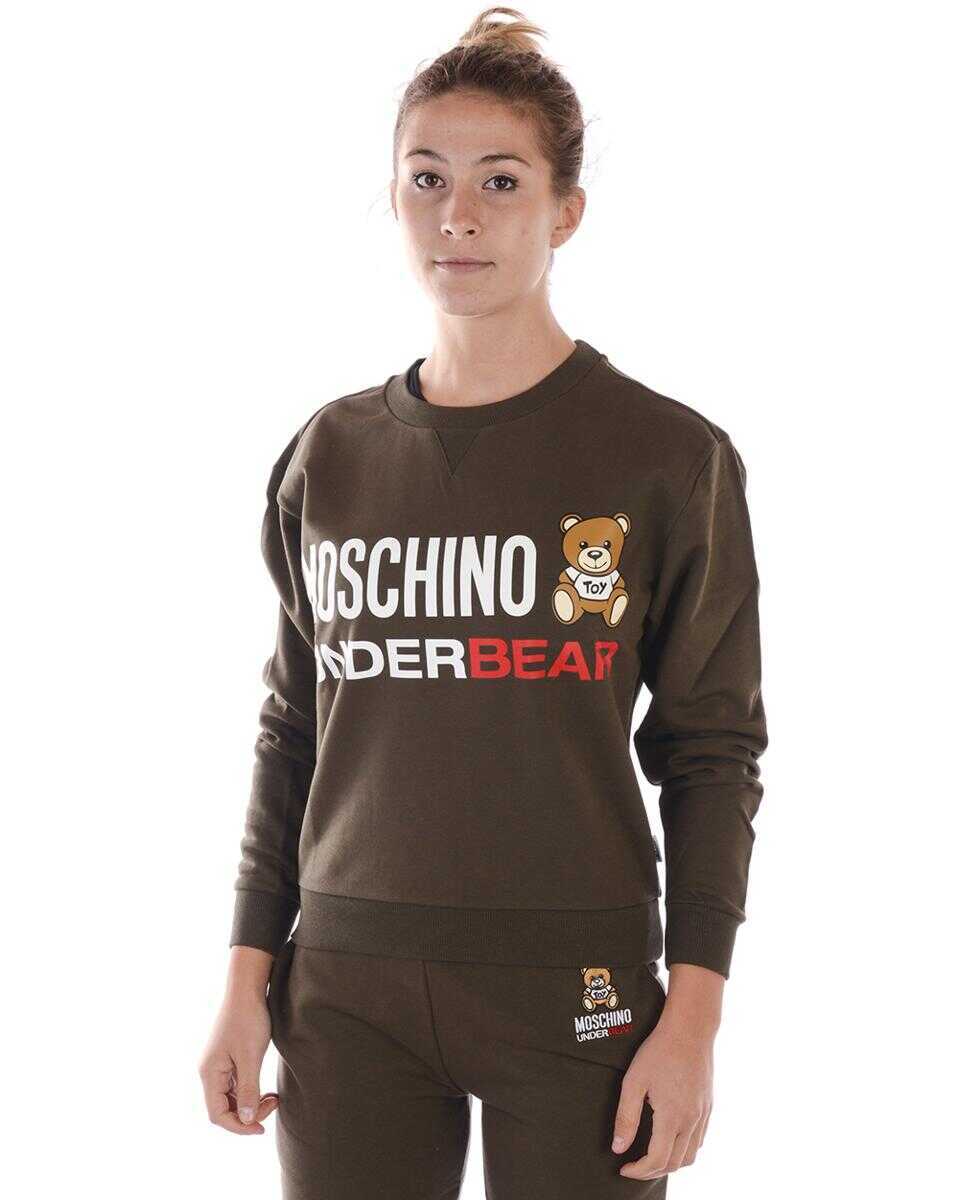 Pulovere Moschino Moschino Underwear Sweatshirt GREEN Femei (BM 14054048) 4