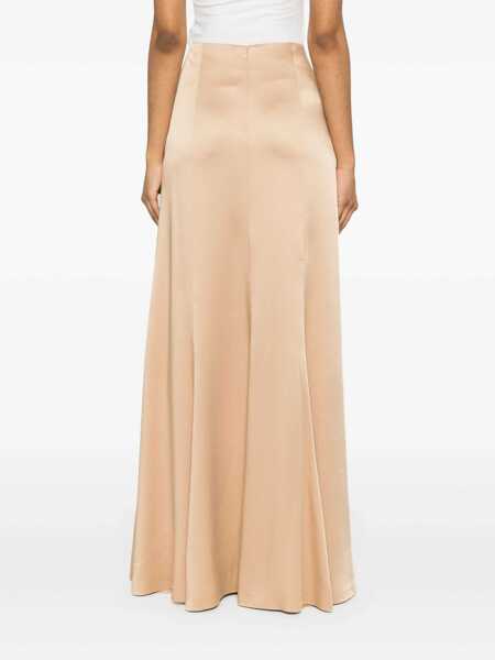 Fuste lungi Alberta Ferretti Camel colored long skirt Beige Femei (BM 14057831) 4