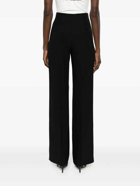 Pantaloni Alberta Ferretti Black straight leg trousers Black   Femei (BM 14057843) 4