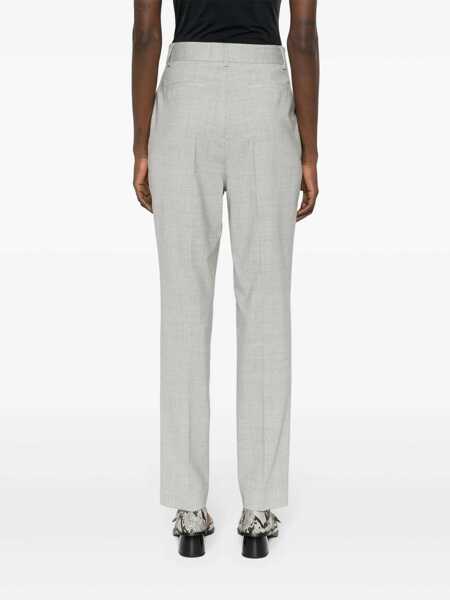 Pantaloni P.A.R.O.S.H. Grey elegant trousers Gray Femei (BM 14058113) 4