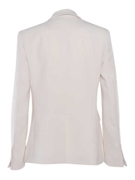 Sacouri P.A.R.O.S.H. Cream-colored blazer White Femei (BM 14058164) 4