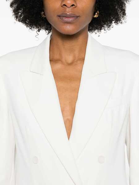 Sacouri P.A.R.O.S.H. Cream-colored blazer White Femei (BM 14058164) 5
