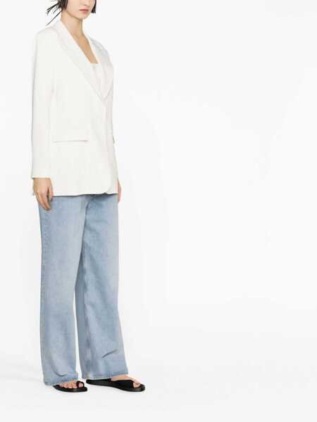 Sacouri P.A.R.O.S.H. Cream colored blazer White Femei (BM 14058173) 3