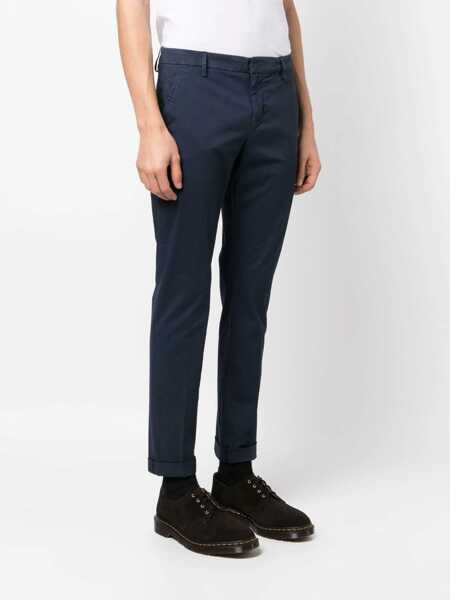 Pantaloni casual Dondup Blue chino trousers Blue Barbati (BM 14058269) 3