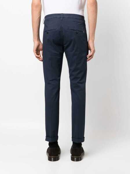 Pantaloni casual Dondup Blue chino trousers Blue Barbati (BM 14058269) 4