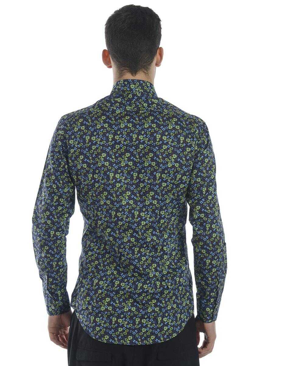 Camasi Daniele Alessandrini Daniele Alessandrini Shirt BLUE Barbati (BM 14059514) 2