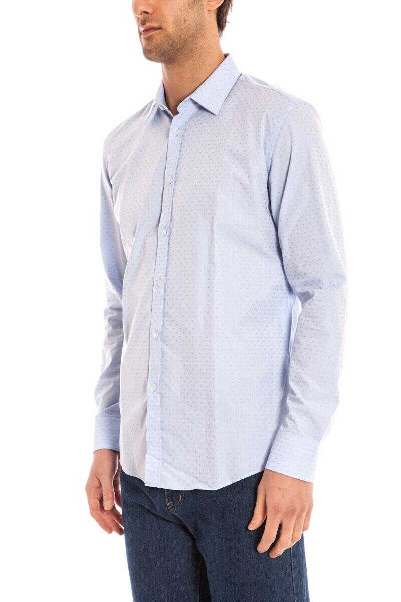 Camasi Daniele Alessandrini Daniele Alessandrini Shirt BLUE Barbati (BM 14059595) 2