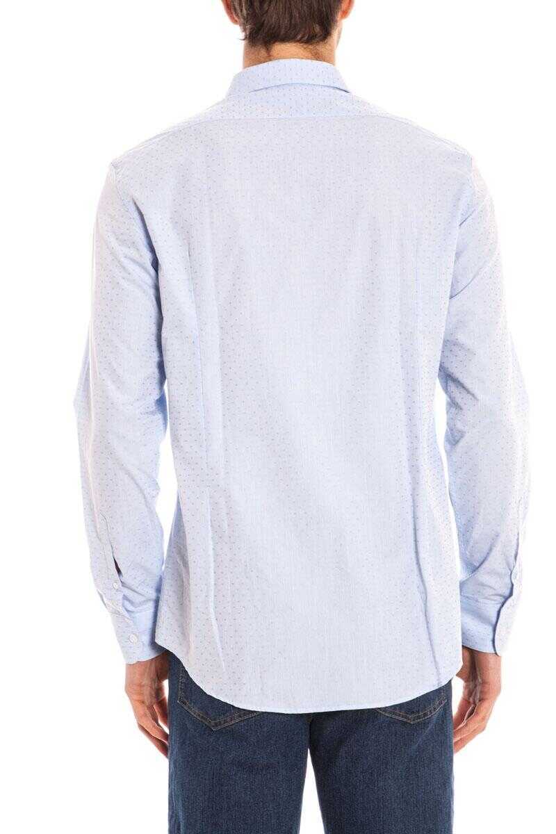 Camasi Daniele Alessandrini Daniele Alessandrini Shirt BLUE Barbati (BM 14059595) 3